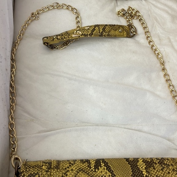 Steve Madden Python-Style Bag | Gold - Picture 5 of 12
